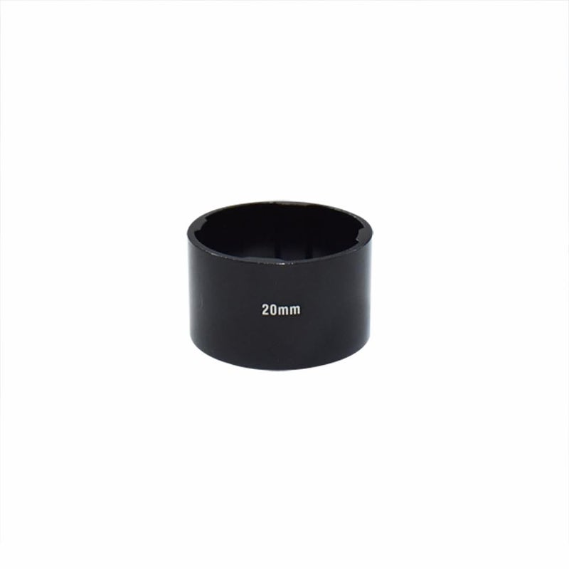 Albedel Bicycle Headset Stem Washer Spacer 2/3/5/10/15/20mm Fits 1-1/8"" (28.8mm) Heads Steerer Tubes for MTB Road Bike Aluminium Alloy Black - Image 2